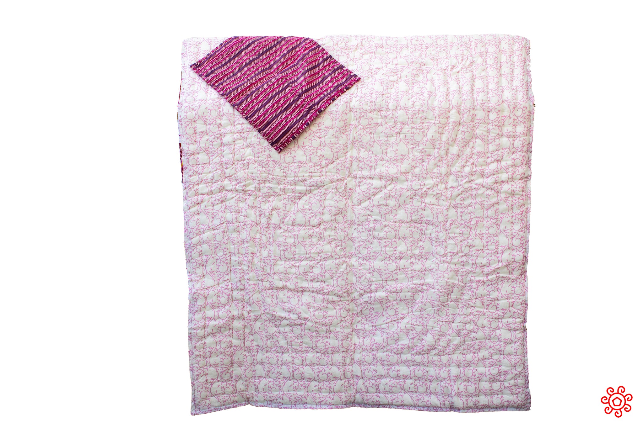 Handmade Patchwork Baby Quilt with Pillow Cover