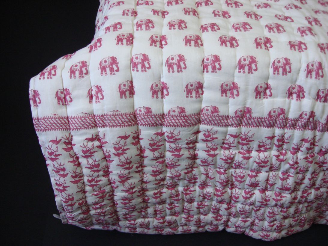 Handcrafted Block Printed Quilts in Traditional Patterns